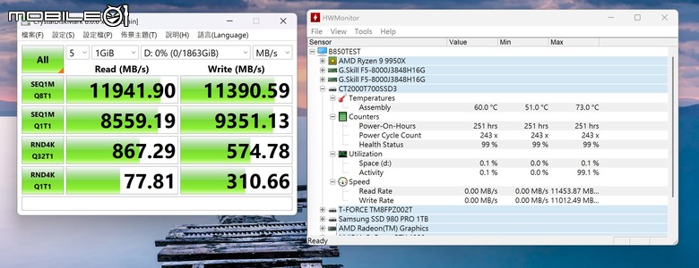 ROG STRIX B850 GAMING-F WiFI 主機板開箱實測 在主流等級提供雙 PCIe Gen 5 SSD 插槽頂規配置