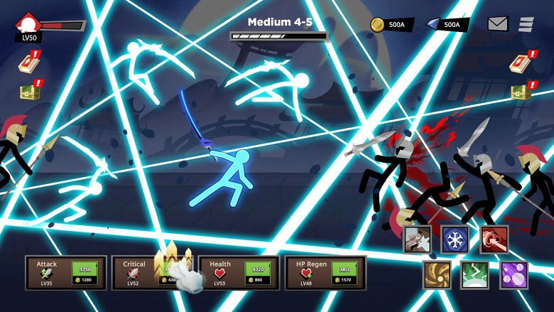 《棍人對戰怪物: Idle RPG》 Stickman vs Monster 1月2日 通知上架 橫版火柴人題材放置型 RPG | 快節奏動作 ARPG 技能升級 抽取武器、技能、寵物