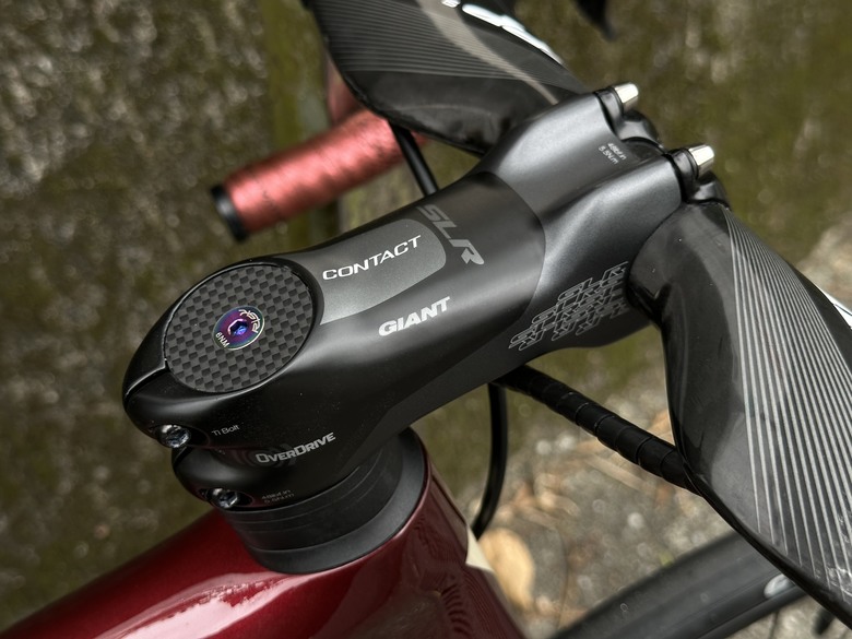 點我看大圖 組一台小時候的夢想ISP車架—GIANT TCR ADVANCED SL 星夜紅(九代TCR)