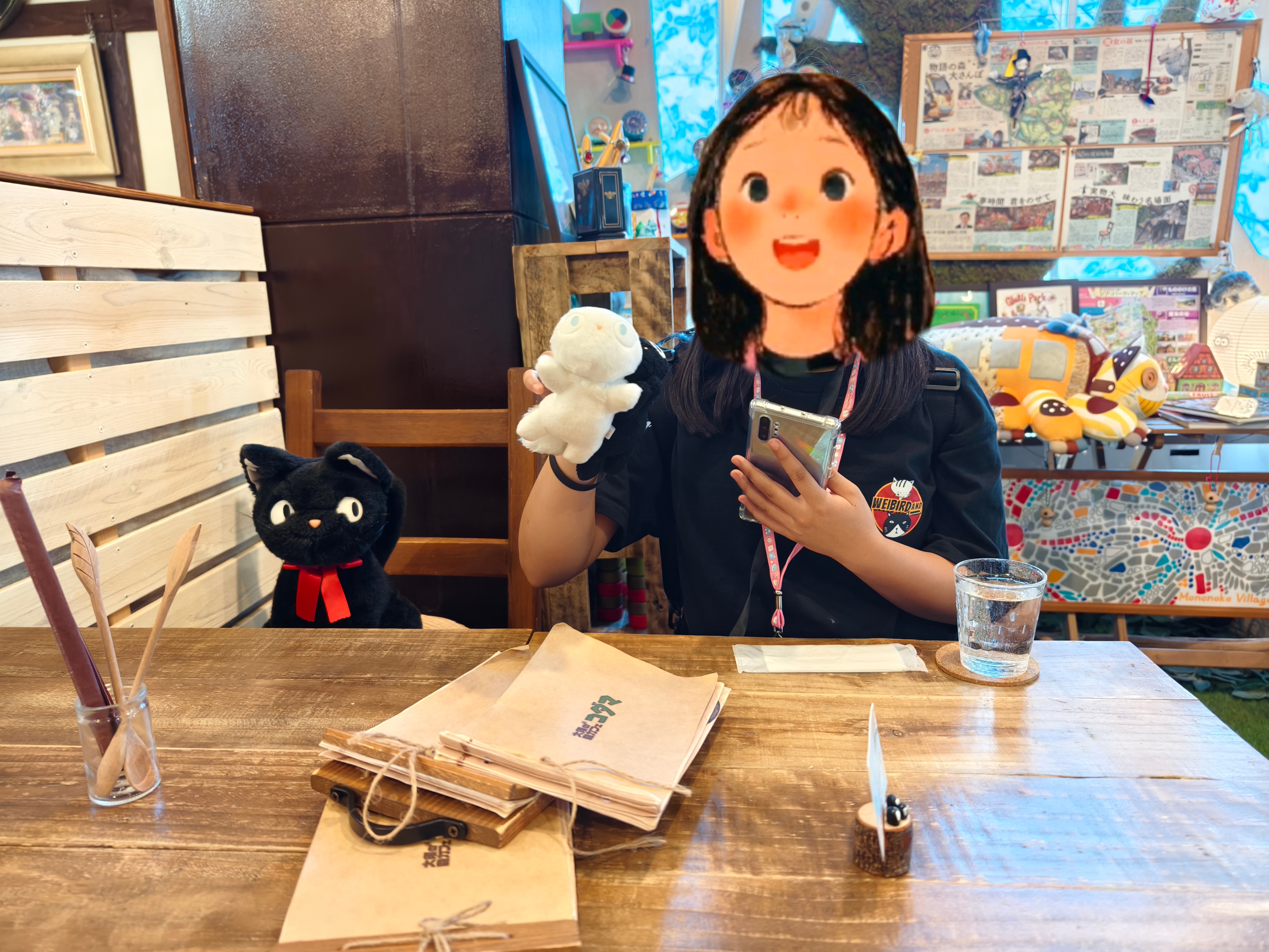 【小惡魔畫蛇添福】名古屋好可愛的宮崎駿餐廳 - 大須の森カフェコダマ