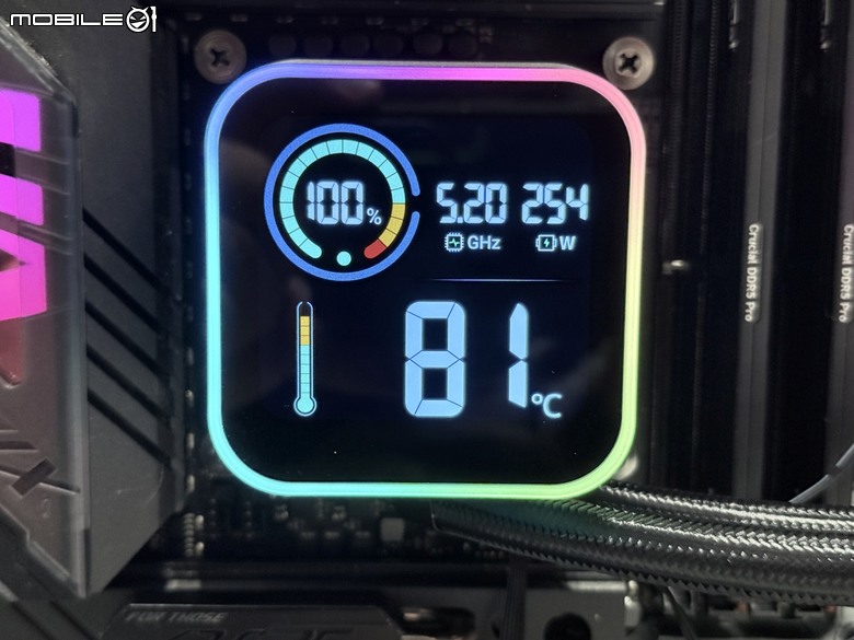 時時監控!九州風神 LQ360 帶監控螢幕水冷