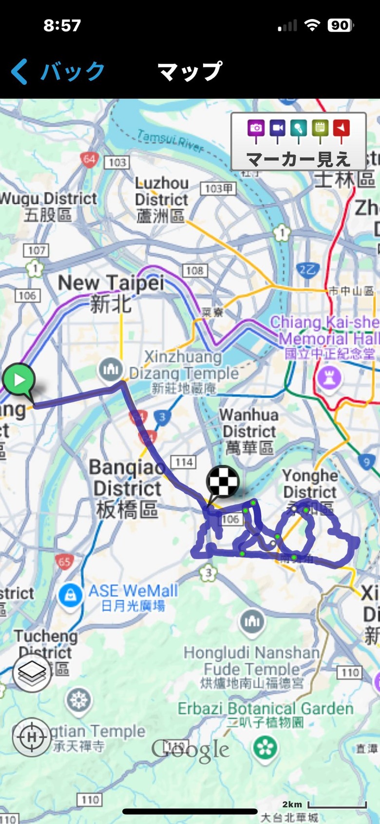 1/28 中永和順O，八二三紀念公園，snoopy畫圖，Element gpsart