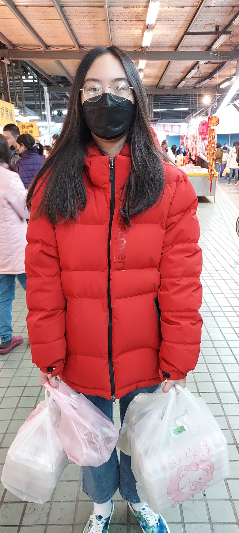 過年自由市場採買之旅【小惡魔畫蛇添福】