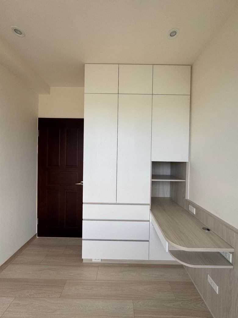 【開箱】台中 四房兩廳 用Egger板材打造海量系統家具收納