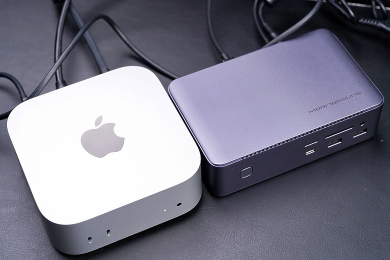 點我看大圖 【開箱】Monitormate TD1 Thunderbolt 4 Dock,用於Mac mini 2024周邊擴充