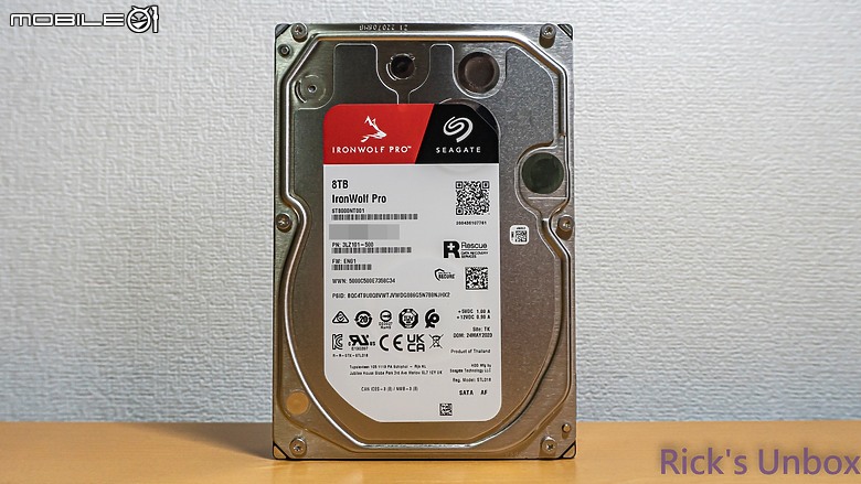 【開箱】那嘶狼更新小升級 | SEAGATE IronWolf PRO 8TB（ST8000NT001）