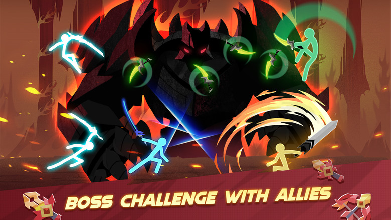 《棍人對戰怪物: Idle RPG》 Stickman vs Monster 1月2日 通知上架 橫版火柴人題材放置型 RPG | 快節奏動作 ARPG 技能升級 抽取武器、技能、寵物