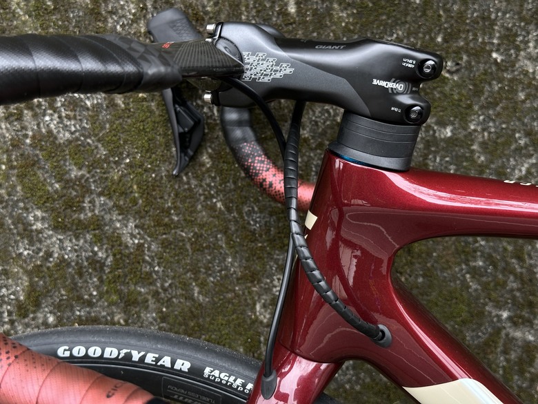 點我看大圖 組一台小時候的夢想ISP車架—GIANT TCR ADVANCED SL 星夜紅(九代TCR)