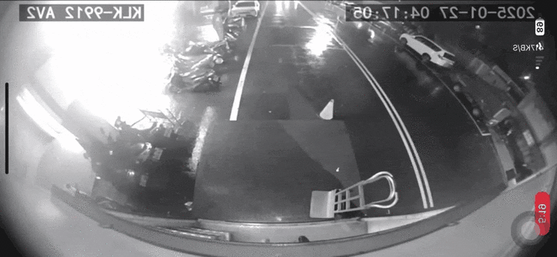 機車猛撞蝦皮貨車尾門，夫妻雙亡，新增貨車視角