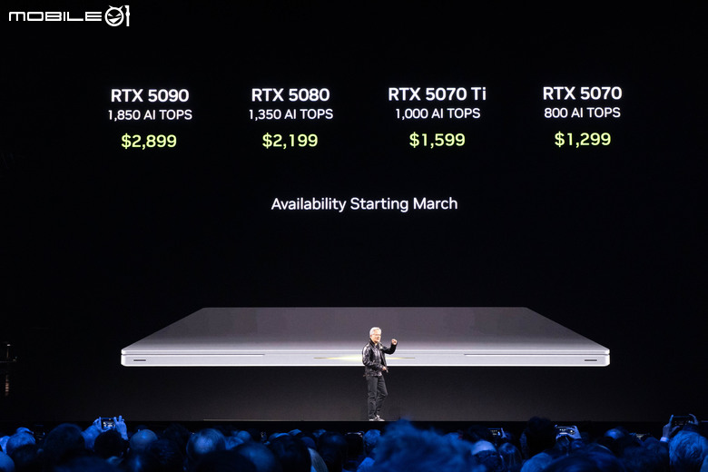 【CES2025】NVIDIA 推出 Blackwell GeForce RTX 50 系列顯示卡 再度創造顯示卡效能天花板(價格也是)