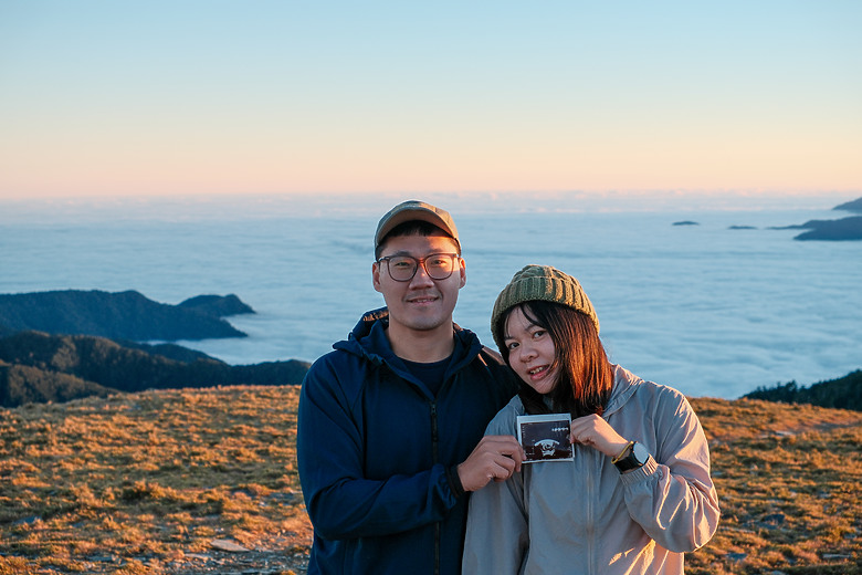 點我看大圖 【嘉明湖】2025跨年帶懷孕五月老婆戒茂斯上嘉明湖