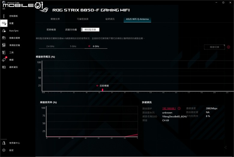 ROG STRIX B850 GAMING-F WiFI 主機板開箱實測 在主流等級提供雙 PCIe Gen 5 SSD 插槽頂規配置