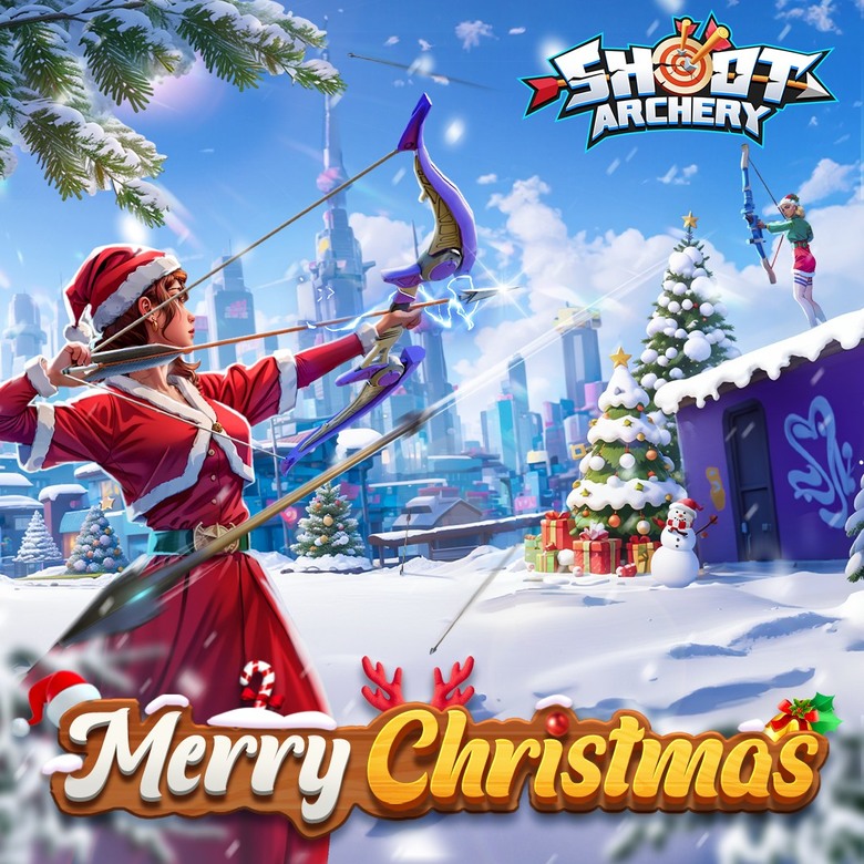 《射死你：真人在線射擊對戰》 Shoot Archery: Online PVP 1V1 回合制真實對戰 | 簡單玩法 拖動屏幕 調整力度 單指遊玩 搞笑武器 爆頭一擊 開啟你的快樂射箭之旅