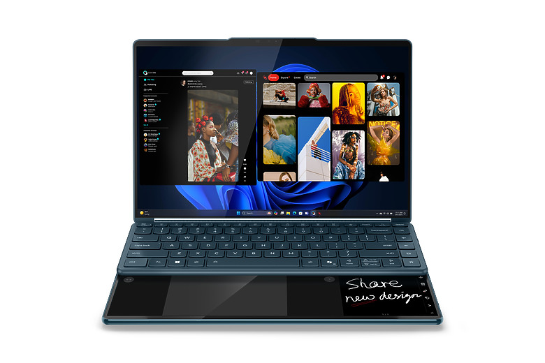 【CES2025】Lenovo 新一代 Yoga Slim 9i 筆電首採螢幕下鏡頭技術，實現 98% 超高螢幕佔比！