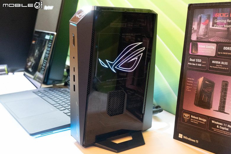 【CES2025】ROG 推出搭載 NVIDIA RTX 50 顯卡的新款 ROG NUC 迷你主機 以小空間獲得更多規格支援