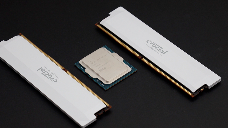 用時序換時脈 Crucial DDR5 Pro 6400 OC Gaming Memory 價格有俗！搭配 Core Ultra 9 285K，四條插滿 DDR5 6800