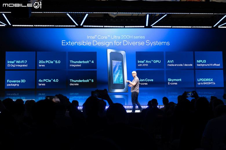 【CES2025】Intel Core Ultra 200H／HX 處理器效能詳解 以新核心架構達成能效兼具表現