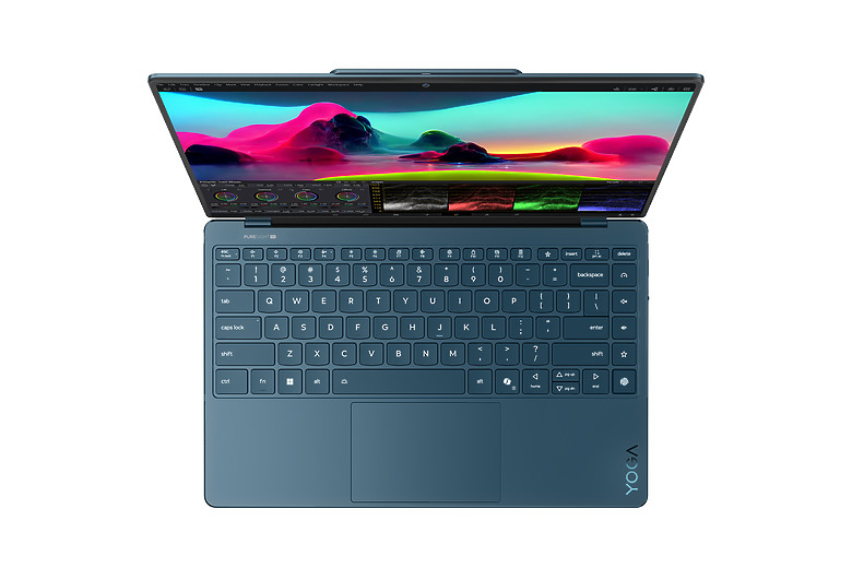 【CES2025】Lenovo 新一代 Yoga Slim 9i 筆電首採螢幕下鏡頭技術，實現 98% 超高螢幕佔比！