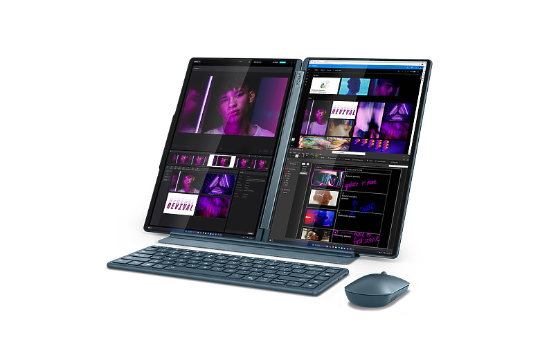 【CES2025】Lenovo 新一代 Yoga Slim 9i 筆電首採螢幕下鏡頭技術，實現 98% 超高螢幕佔比！