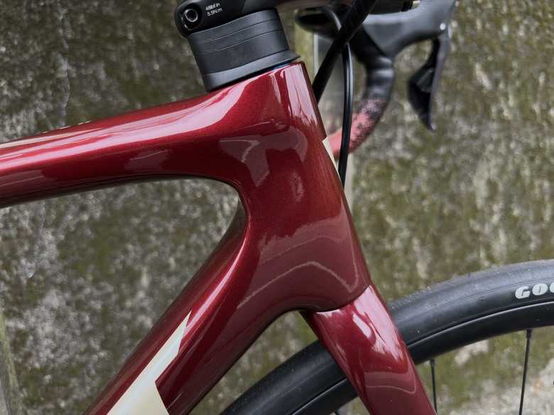點我看大圖 組一台小時候的夢想ISP車架—GIANT TCR ADVANCED SL 星夜紅(九代TCR)