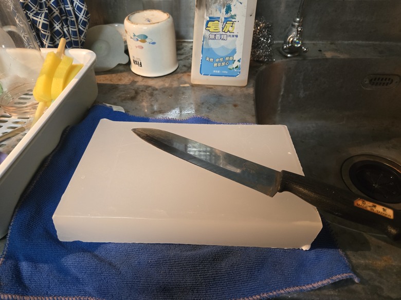 [DIY]自己DIY用石蠟給鍊條潤滑