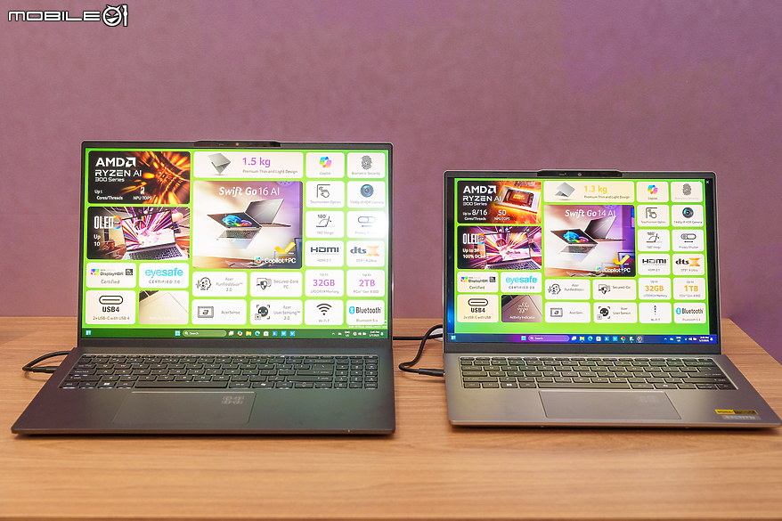 【AcerPL25】佈局 Copilot+ PC 市場 Acer 推出全新 Swift Go 與 Swift Go AI 筆電系列