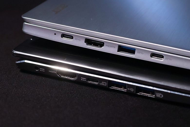 點我看大圖 不到一公斤還能裝2支SSD的商務筆電 Acer SFL14-54M-760F 開箱拆機
