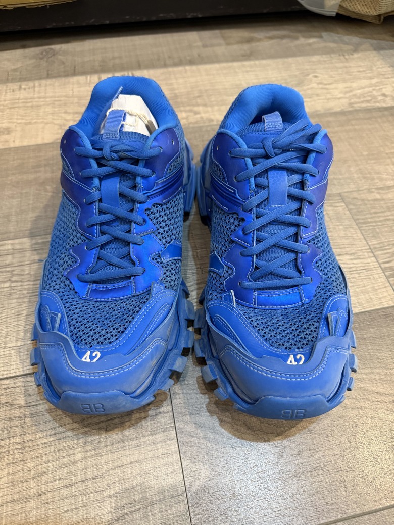 「開箱」Balenciaga track 3 藍色休閒鞋