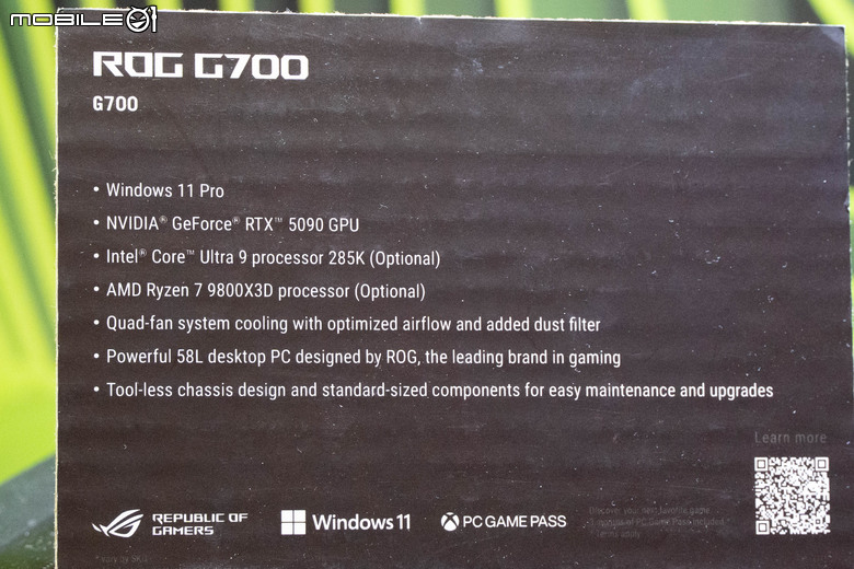 【CES2025】ROG 推出搭載 NVIDIA RTX 50 顯卡的新款 ROG NUC 迷你主機 以小空間獲得更多規格支援