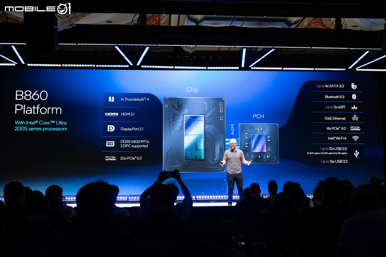 【CES2025】Intel 推出 Core Ultra 200S Non-K 版處理器以及 B860／H810 主機板晶片組