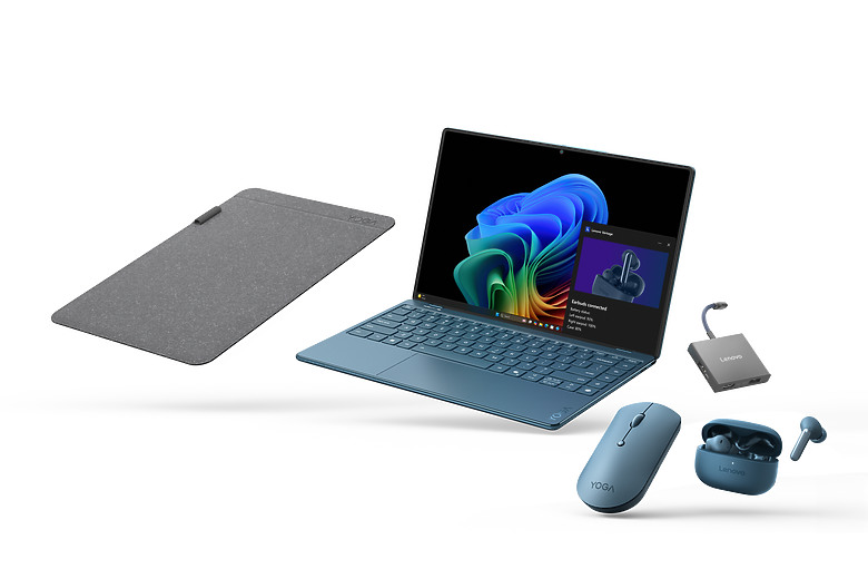 【CES2025】Lenovo 新一代 Yoga Slim 9i 筆電首採螢幕下鏡頭技術，實現 98% 超高螢幕佔比！