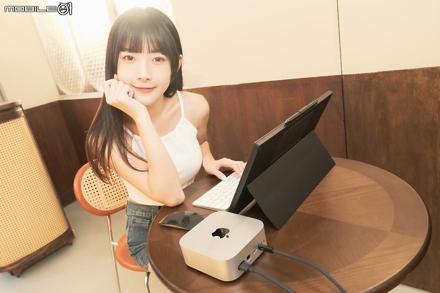 點我看大圖 Apple Mac Mini M4 Pro 測試報告|行動級尺寸、專業級效能