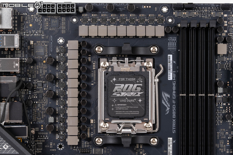 ROG STRIX B850 GAMING-F WiFI 主機板開箱實測 在主流等級提供雙 PCIe Gen 5 SSD 插槽頂規配置