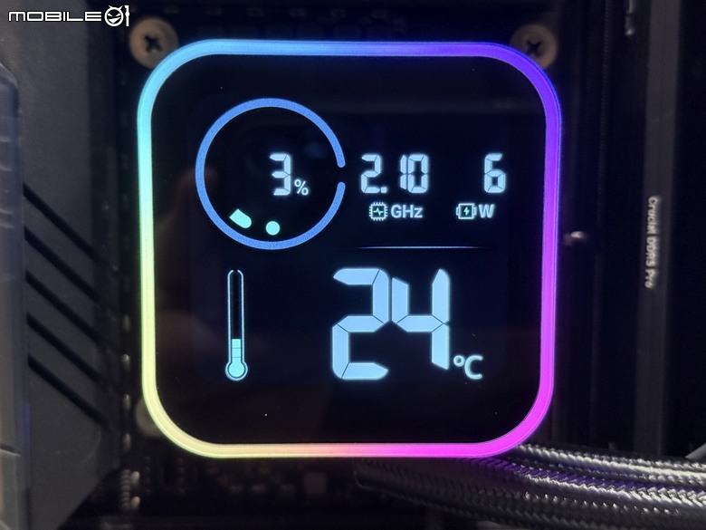 時時監控!九州風神 LQ360 帶監控螢幕水冷