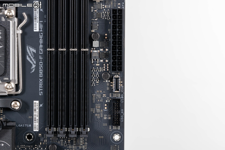 ROG STRIX B850 GAMING-F WiFI 主機板開箱實測 在主流等級提供雙 PCIe Gen 5 SSD 插槽頂規配置