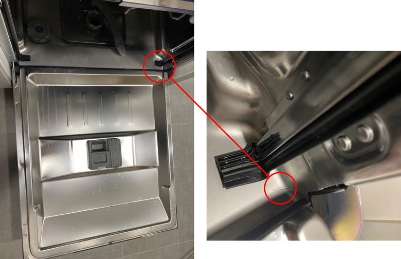 SAKURA櫻花 全嵌式自動開門洗碗機 E7783 洗碗機漏水 災情分享及處理狀況