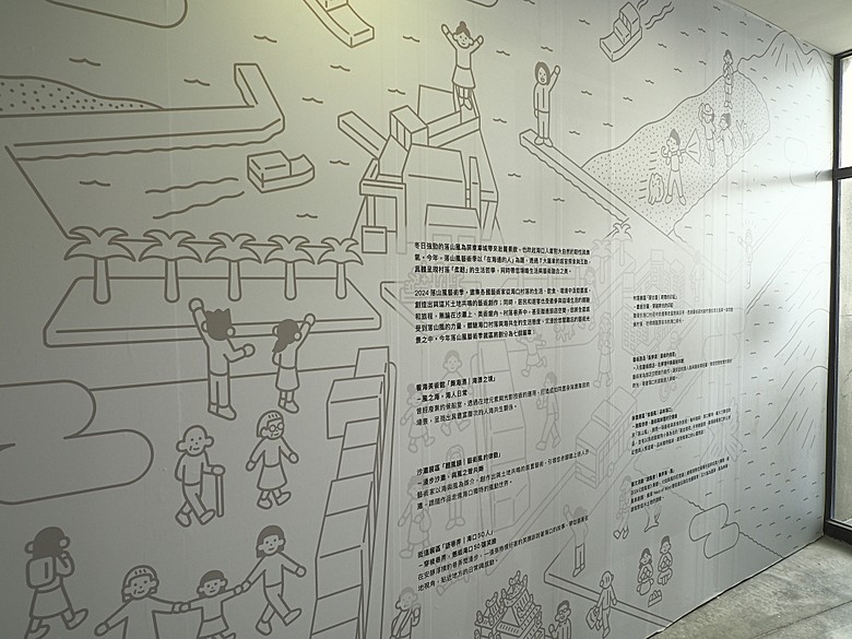 車城 落山風藝術季 【看海美術館展區、海口村街道及村落展區、墾丁長灘休閒飯店、紅柴。居 山海之隅】,順遊恆春縣城東門及北門、恆春文化中心民謠館,品嚐半島特色美食 — 香酥鴨、綠豆蒜 — 2025年初 國境之南看海賞藝小旅行 【小惡魔畫蛇添福】補篇(2)