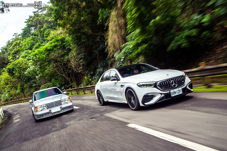 Mercedes-AMG E 53 Hybrid 4MATIC+試駕|完美詮釋性能與節能得以並存!feat. W124 500E