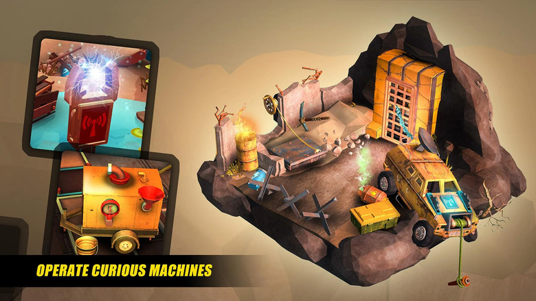 《Tiny Robots Recharged》 微型機器人充電 2月12日通知上架 有趣好玩的3D機器人 謎題益智逃脫遊戲 | 免費玩40個關卡 可以看廣告獲得更多的電池 消耗電池可以看提示