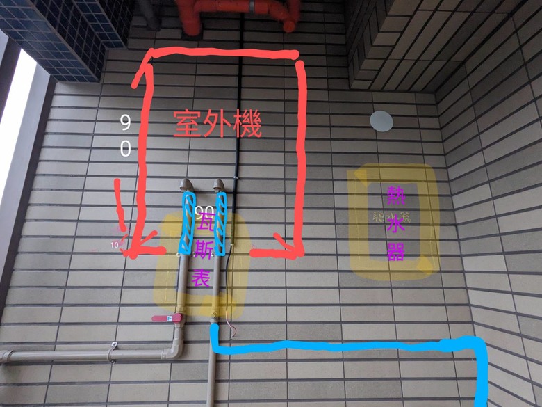 詢問小陽台室外機配置