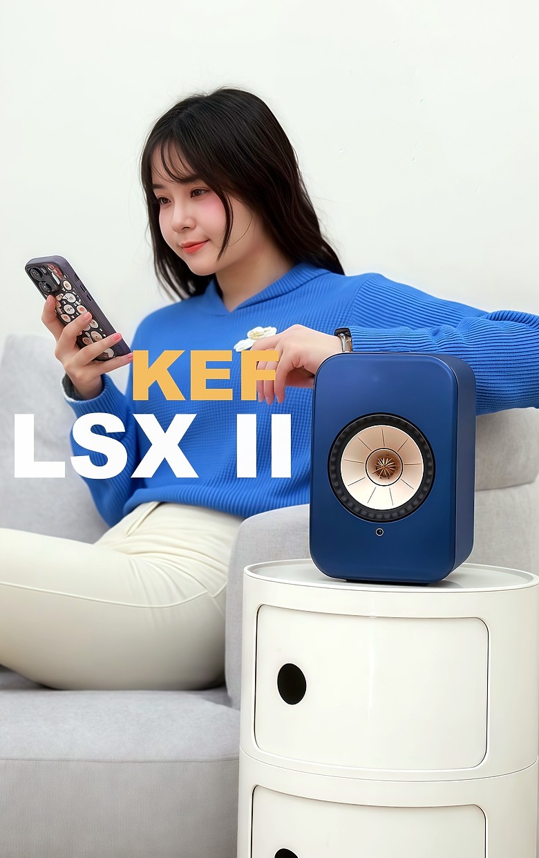 點我看大圖 小空間大享受 HiFi 無線串流 - KEF LSX II 主動式無線喇叭開箱