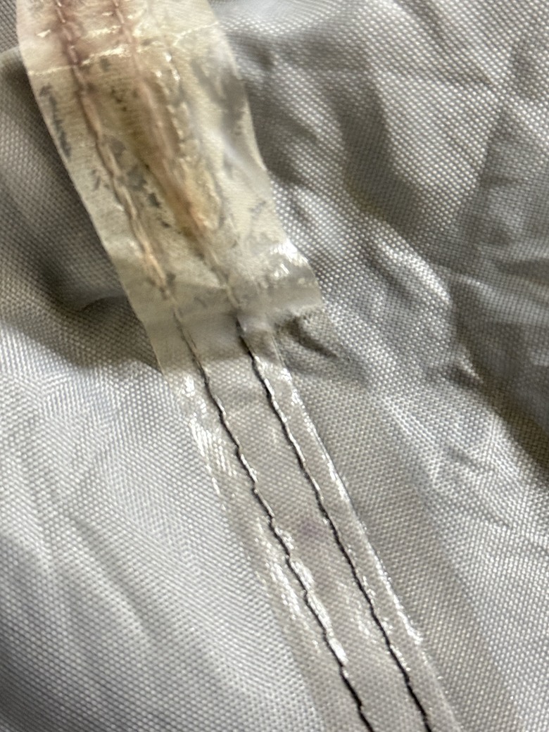 《dw的胡搞瞎搞》老帳篷防水膠條脫落DIY修復