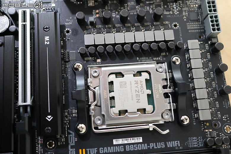 用料升級裝機之選 TUF GAMING B850M-PLUS WIFI 開箱
