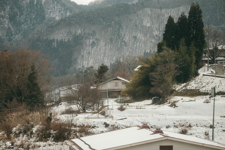 【日本長野】雪景戶隱神社