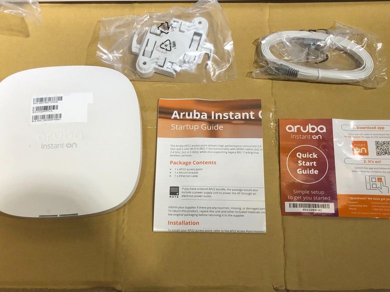 簡單開箱 Aruba AP22