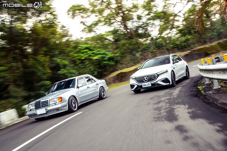 Mercedes-AMG E 53 Hybrid 4MATIC+試駕|完美詮釋性能與節能得以並存!feat. W124 500E