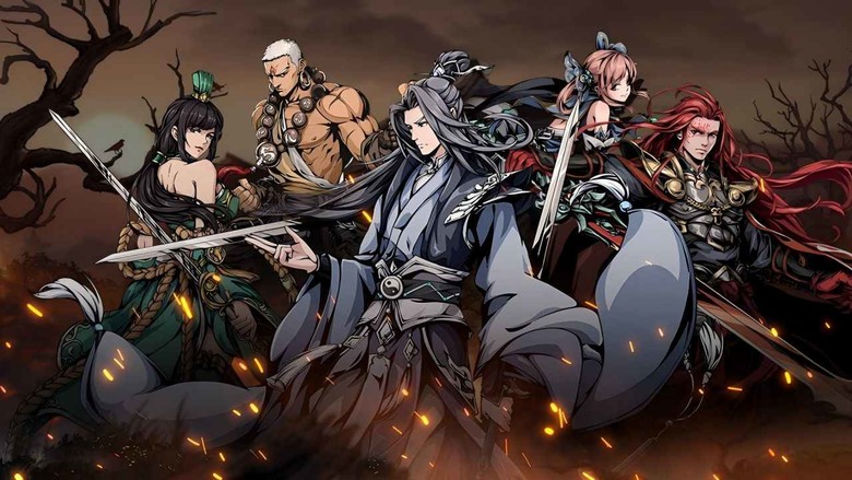 《劍影江湖》 硬派新武俠 水墨橫版 ARPG 手遊 五大職業 羅漢、純陽、素月、赤麟、飛星 | 魔教再臨 人心惶惶 拯救破碎的武林 畫面效果精美 打擊感強 國樂BGM 刀劍碰撞音效