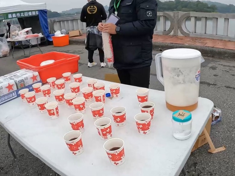 嘉義雙潭馬拉松，現煮思慕魚湯暖心暖胃