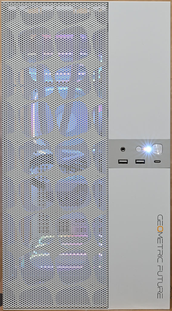 GEOMETRIC FUTURE幾何未來MODEL 5 VENT鐵扇白色款機殼開箱