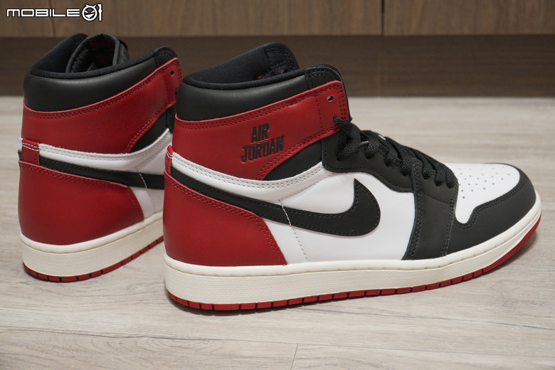 Air Jordan 1 High OG Black Toe 黑腳趾 開箱